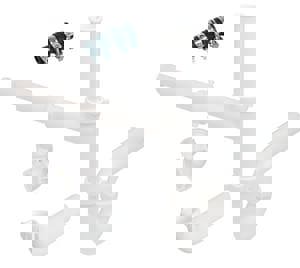 DBL BOWL KITC SINK KIT F/ CONN